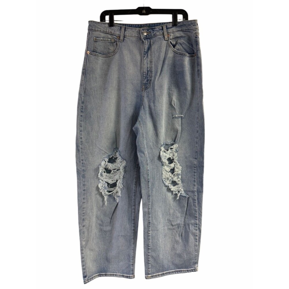 New Wild Fable Super High Rise Baggy Distressed Jeans Size 16 33R